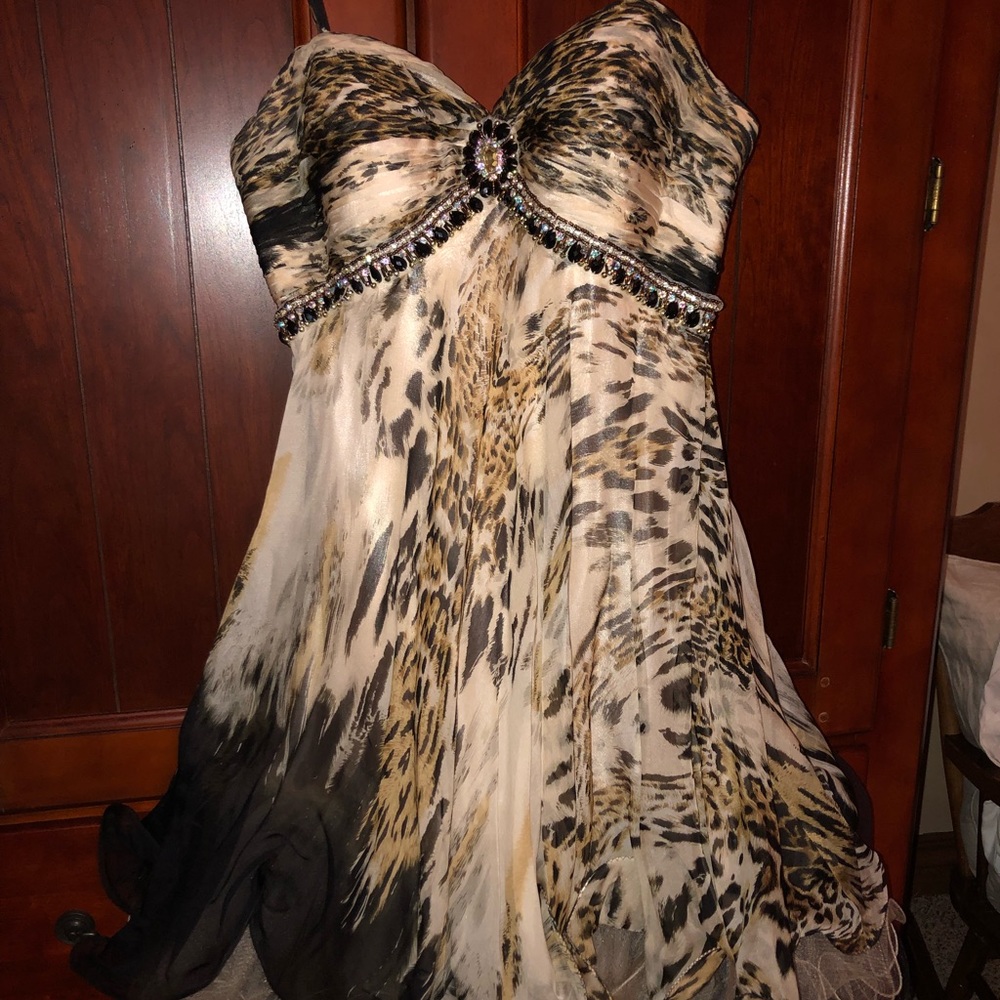 Gorgeous Leopard Tulle Dress